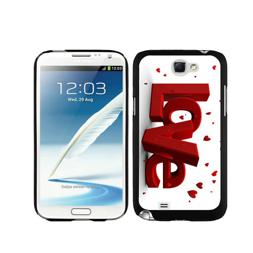 Valentine Sweet Love Samsung Galaxy Note 2 Cases DUN | Women - Click Image to Close